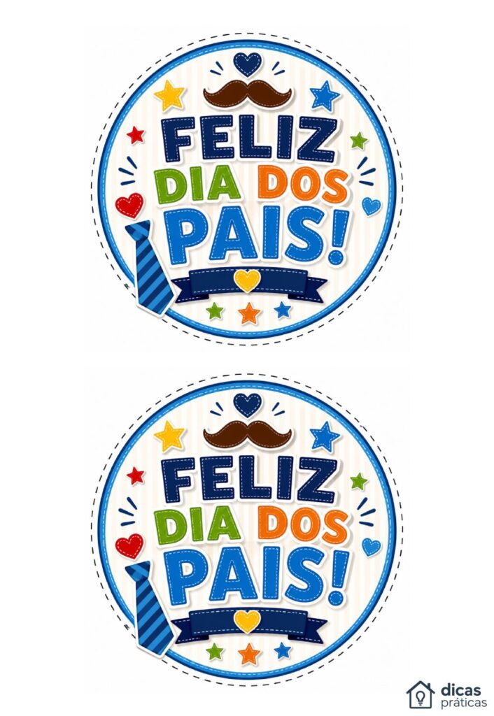 Topos de Bolo para Dia dos Pais