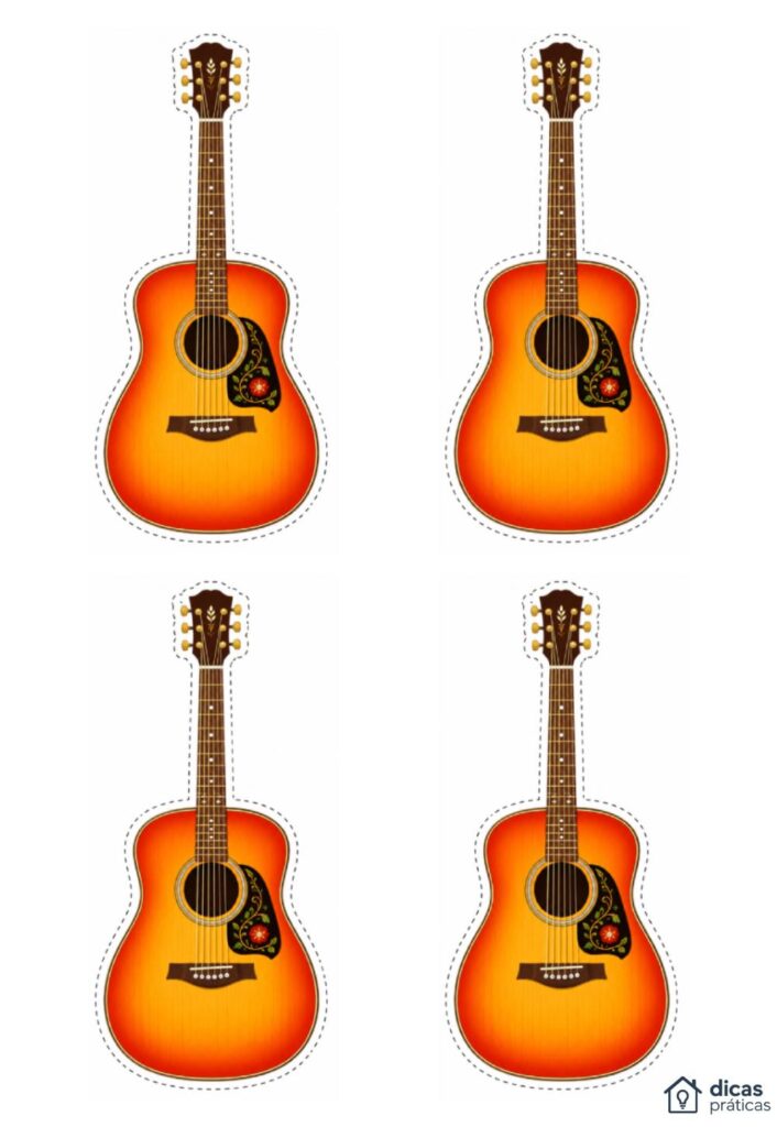 Moldes de Violão