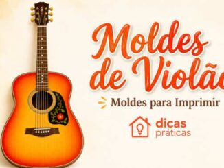 Moldes de Violão para Imprimir