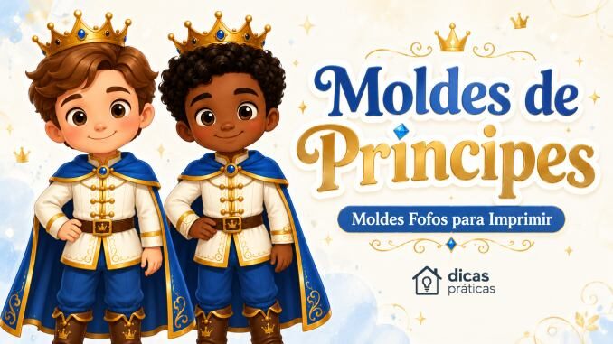 Moldes de Príncipes para Imprimir