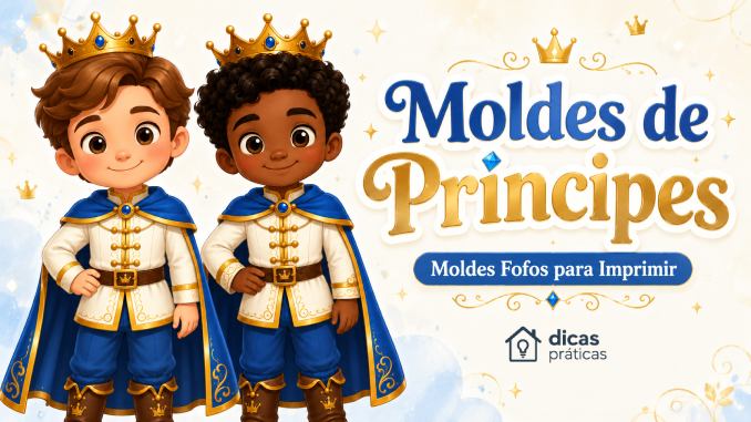 Moldes de Príncipes para Imprimir