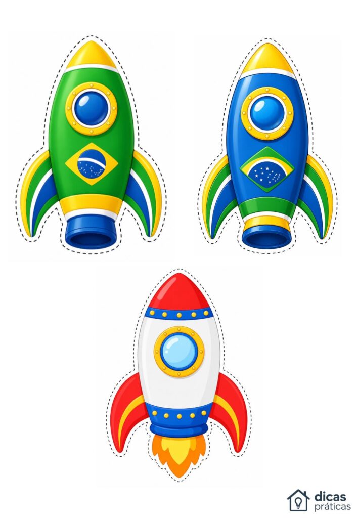 Moldes de Foguetes