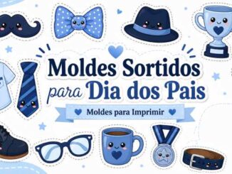 Moldes de Dia dos Pais Sortidos