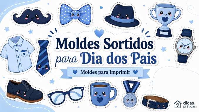 Moldes de Dia dos Pais Sortidos