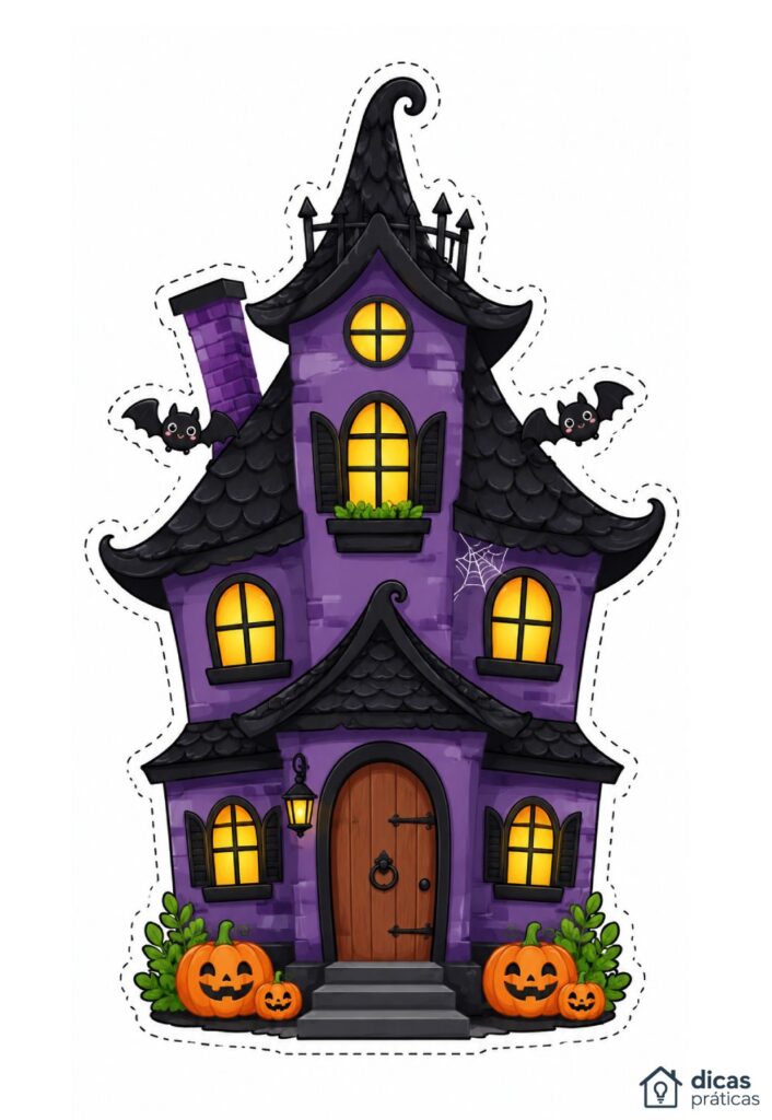 Casa Mal-Assombrada para Imprimir