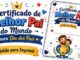 Certificado de Melhor Pài do Mundo para Dia dos Pais
