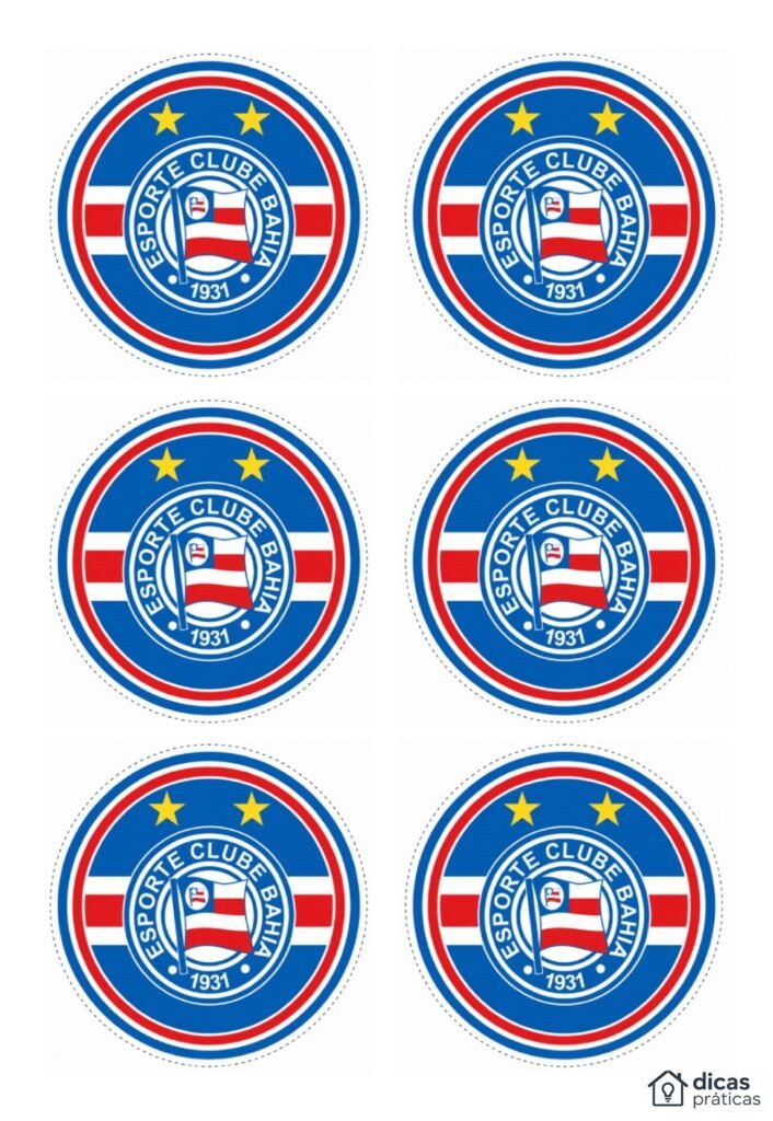 Topo de Cupcake do Bahia