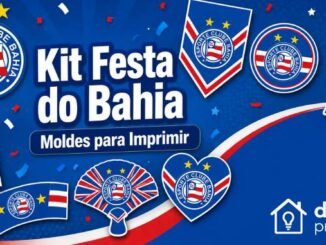 Kit Festa do Bahia com Moldes para Imprimir