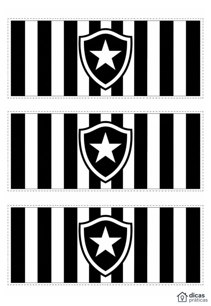 Rótulos do Botafogo para Imprimir