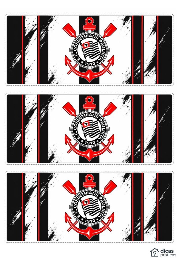 Rótulos do Corinthians para Imprimir