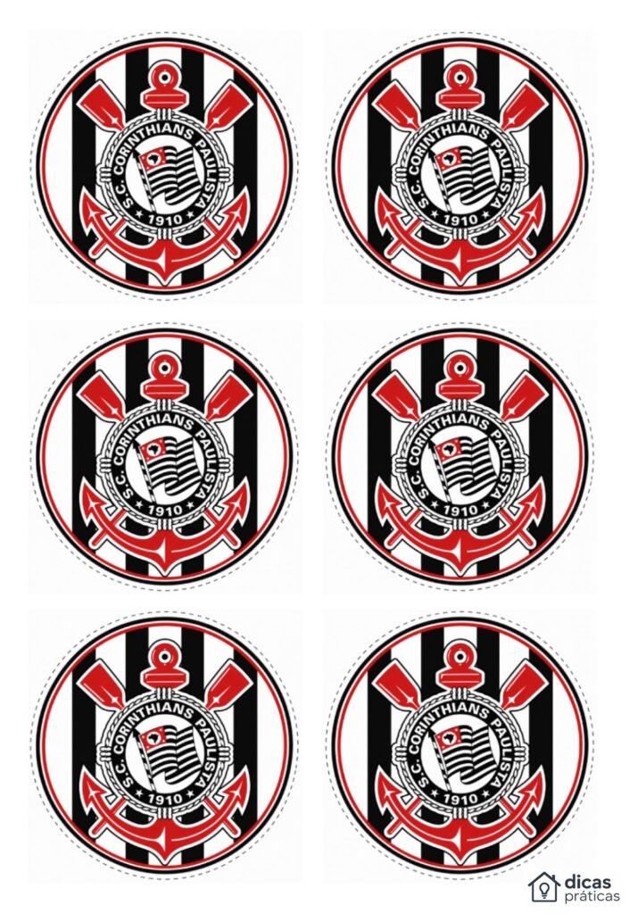 Topo de Cupckae do Corinthians para Imprimir