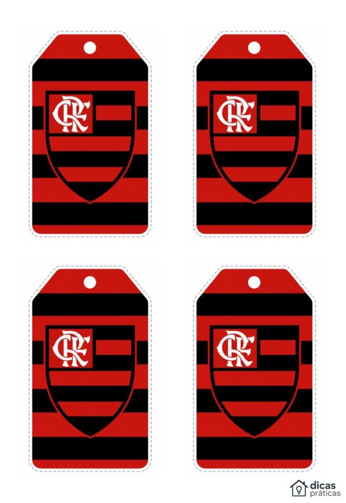 Moldes para Kit Festa do Flamengo
