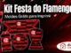 Kit Festa do Flamengo - Moldes Grátis