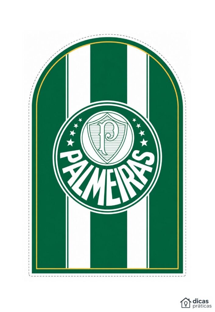 Display de Mesa do Palmeiras para Imprimir