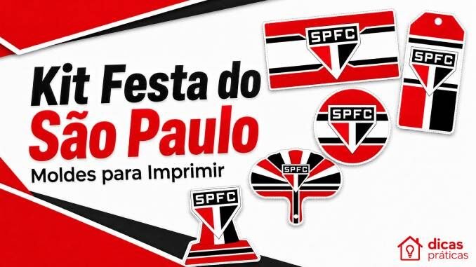 Kit Festa do São Paulo para Imprimir