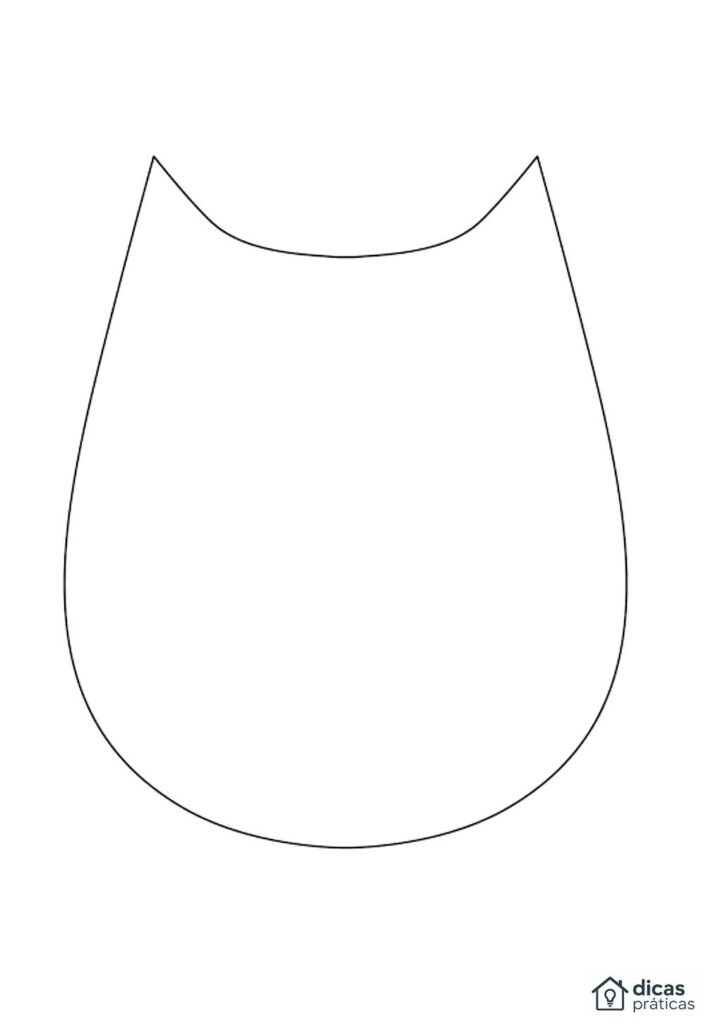 Molde de Coruja para Imprimir