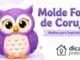 Moldes de Coruja Fofo