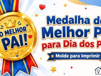 Medalha de Melhor Pai para Imprimir