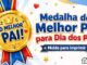 Medalha de Melhor Pai para Imprimir