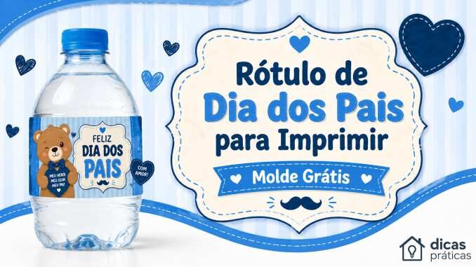 Rótulo de Dia dos Pais