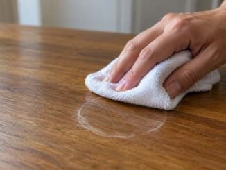 Como retirar marca de copo de móvel