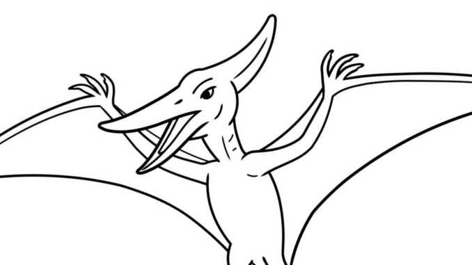 Desenhos de Pterodáctilo