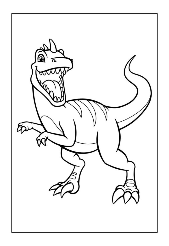 Velociraptor para imprimir e pintar