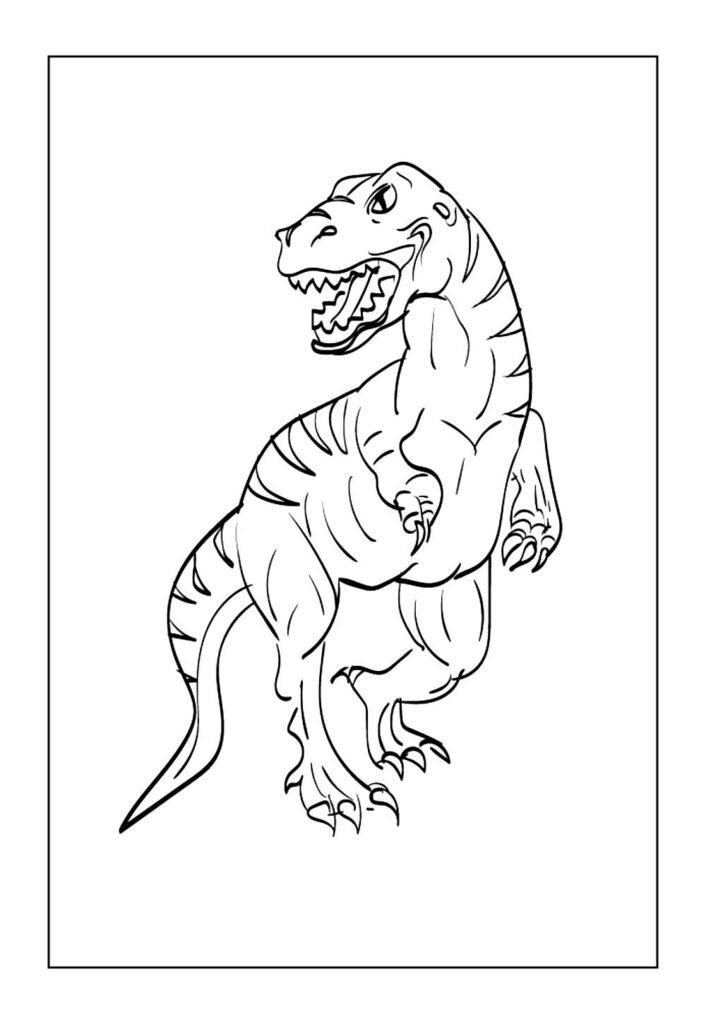 Desenhos de Velociraptor para colorir e pintar