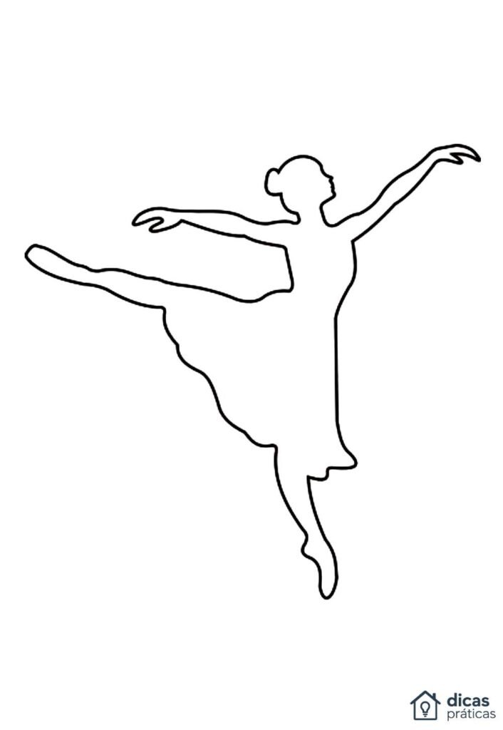 Molde de Bailarina Simples