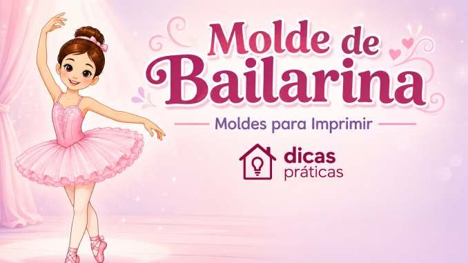Moldes de Bailarina para Imprimir