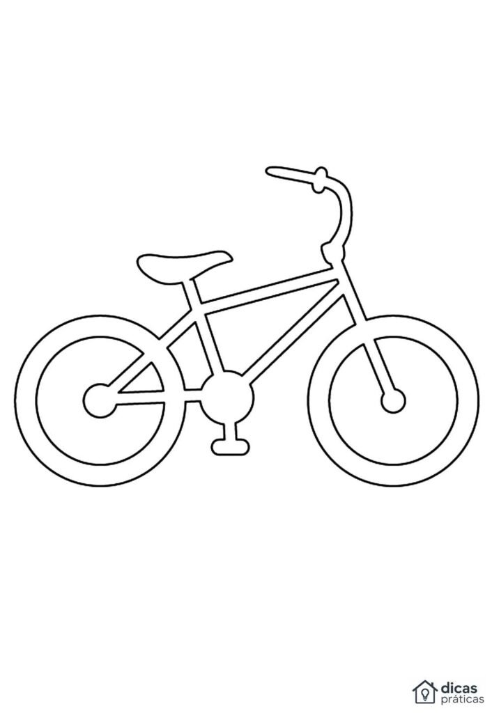 Molde de Bicicleta para Recortar