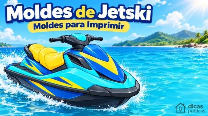 Moldes de Jetski para imprimir