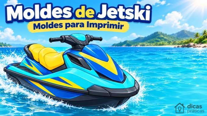 Moldes de Jetski para imprimir