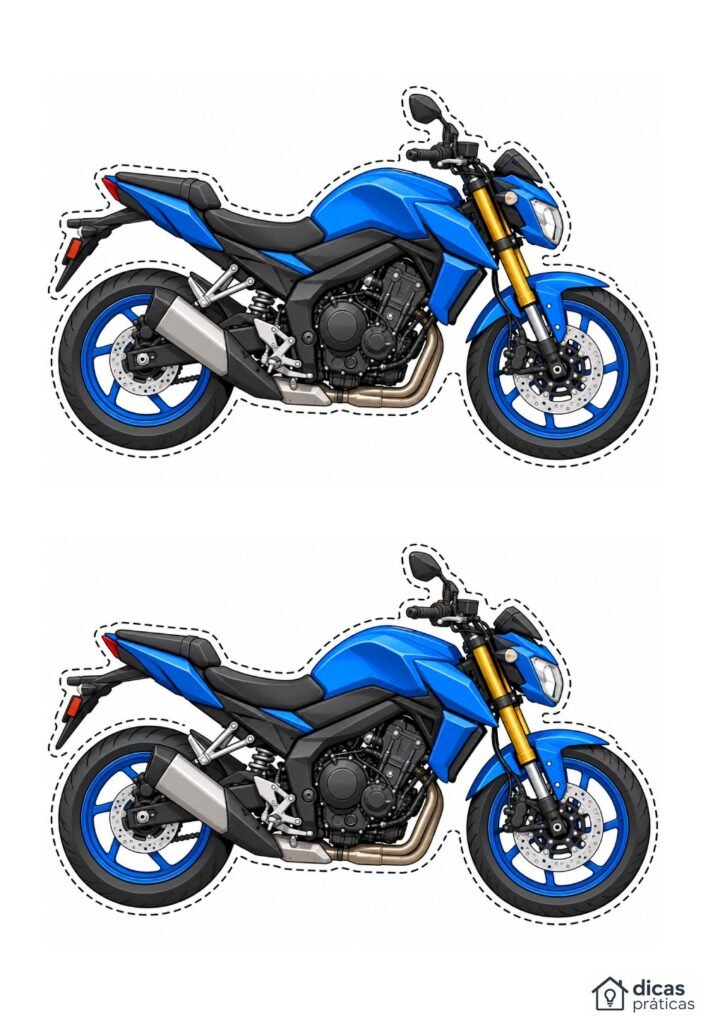 Moldes de Motos para Imprimir
