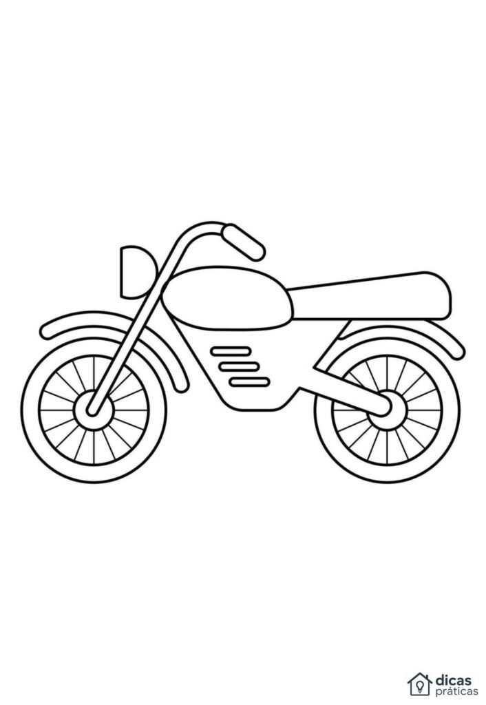 Molde de Moto Simples
