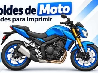Moldes de Moto para Imprimir