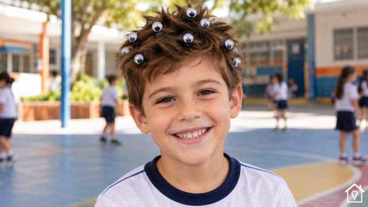 Cabelo Maluco para Cabelo Curto de Menino