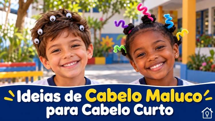 Ideias para Cabelo Maluco para Cabelo Curto