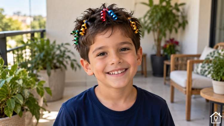 Ideia de Cabelo Maluco para Cabelo Curto de Menino