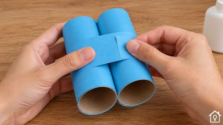 Aprenda a fazer binóculos de papelão