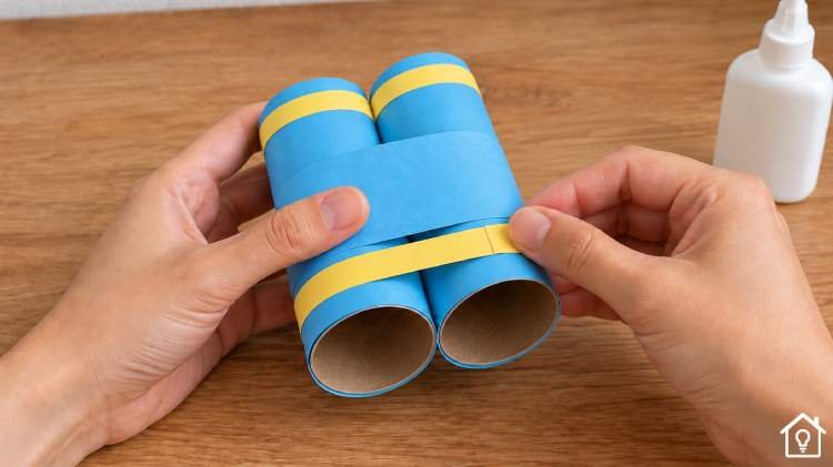 Veja como criar binóculos de papelão