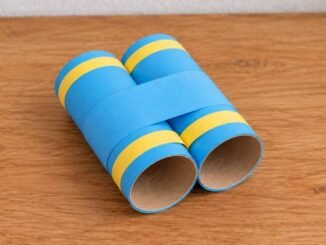 Como fazer binóculos de papelão