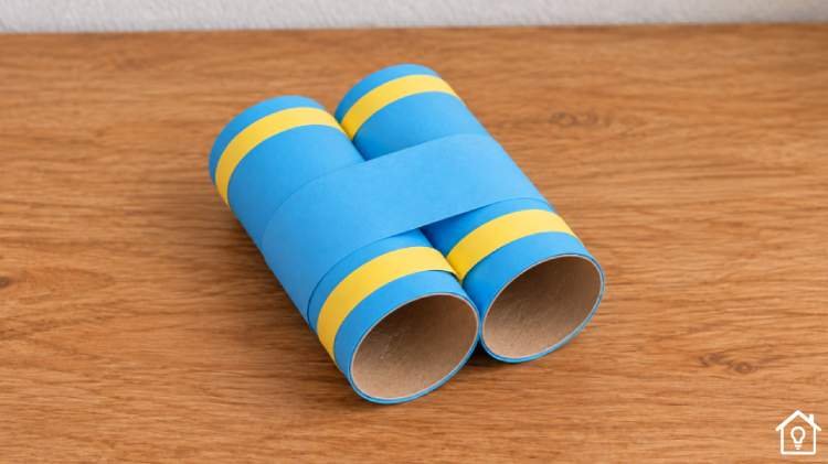 Como fazer binóculos de papelão