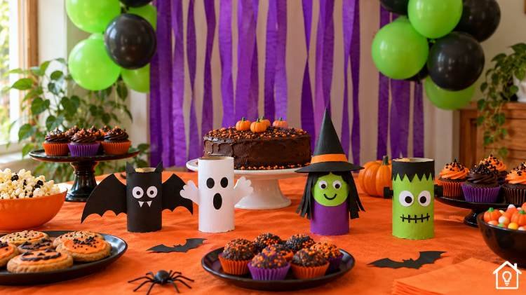 Ideias com Rolos de Papel para Halloween
