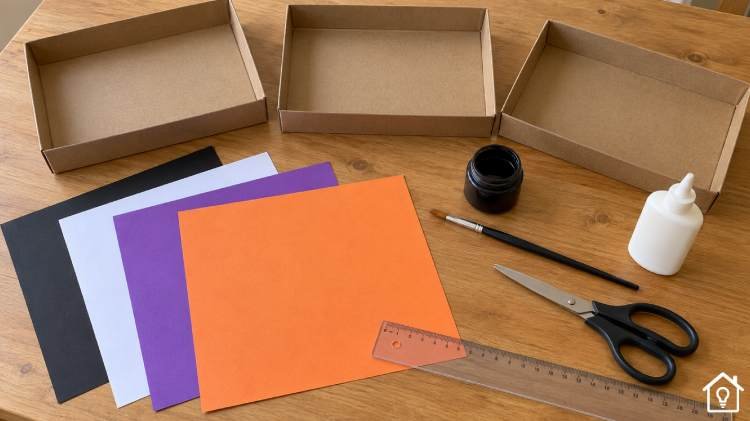 Materiais para Quadro Decorativo de Halloween