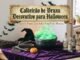 Enfeite de Halloween com Caldeirão de Bruxa Decorativo