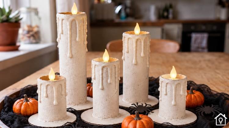 Aprenda como fazer Velas Decorativas para Halloween