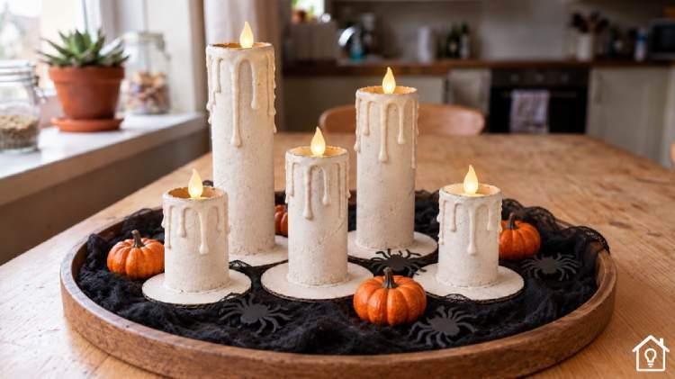 Como fazer Velas Decorativas para Halloween