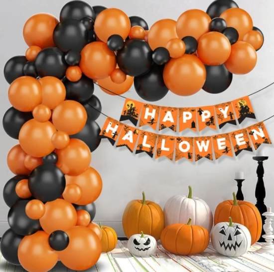 Decoração com Balões para Halloween