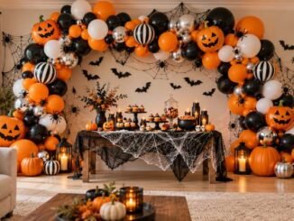 Decoração com Balões para Halloween